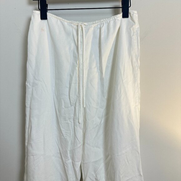 HOUSE OF CB Cleo Drawstring Pants in White Size Small - Picture 3 of 13